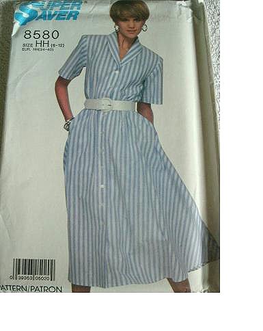 Patron couture robe facile Simplicity 8580 pour apprendre à coudre ses vêtements