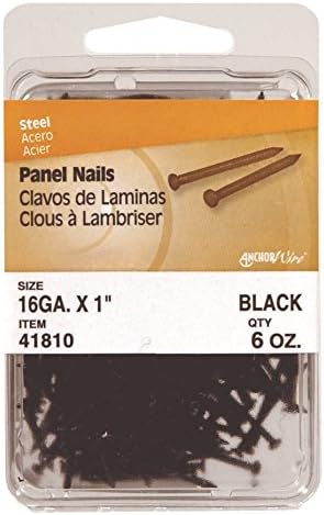 Philstone 41810 6 Oz 1" Black Colored Interior Panel Nails image 2