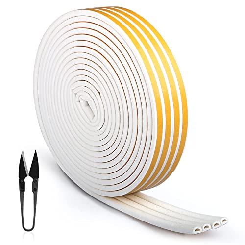 RATEL Tira de Sellado Junta de 30 m(4 x 7.5 m), Goma burlete para Puerta Ventana …