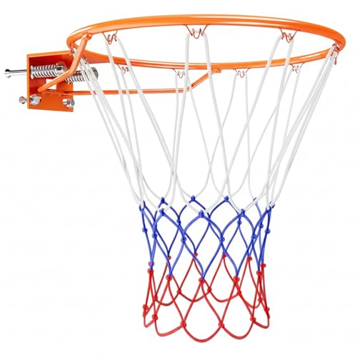 Jante de Basket-Ball 18 Pouces de Remplacement Robuste avec Double Ressort