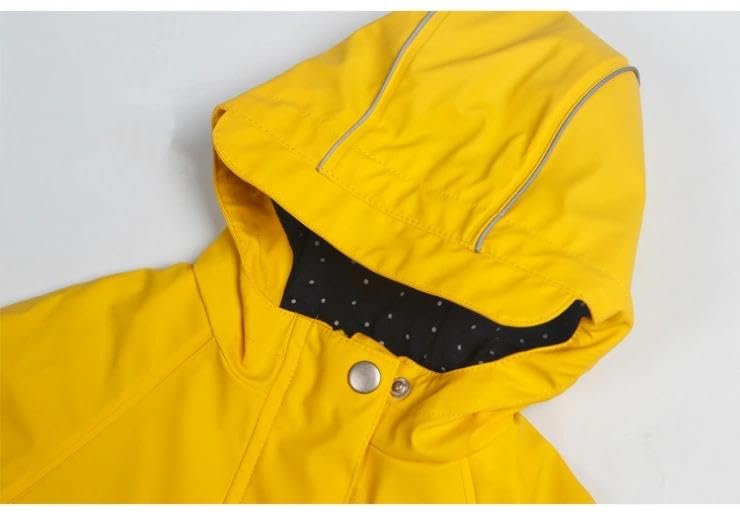 YXP Toddler Raincoat for Boys and Girls Hooded Waterproof Jacket Kids Windbreaker for Spring and Fall Outerwear3