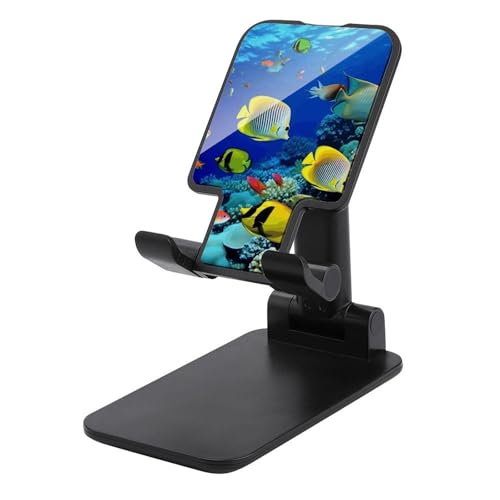 Support de téléphone réglable pour regarder des vidéos au bureau - Décor océan tropical