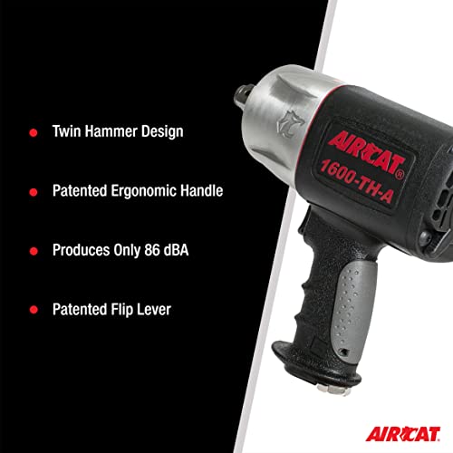 Aircat 1600-Th-A: Composite Impact Wrench 1600 Ft-Lbs - 3/4-Inch #TOP4