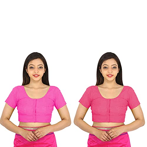 Image of Namita Women's Rubia Cotton Solid Half Sleeve Blouse
