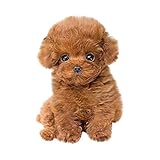 Lifelike Stuffed Animals Teddy Simulation Teddy Dog Plush Toy Puppy Doll Children Gift (O)