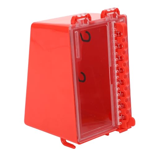 Group Lockout Tagout Box 8 Hole Key Station Portable Lock Box with Transparent Panel Suitable for Factories and Construction Sites