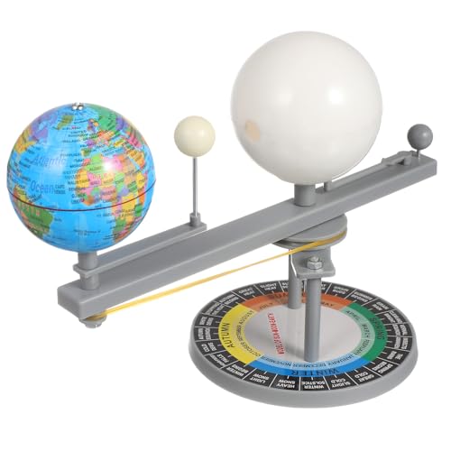 SOIMISS Modèle Orbiteur Soleil-Terre-Lune Appareil Pédagogique pour Enseignement des Sciences Astronomiques Kit Éducatif pour Matériel De Géographie