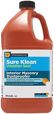 Interior Masonry Dustproofer, Clear Matte Brick Sealer, 1 Gal