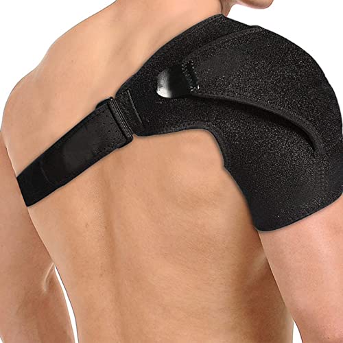 Soporte de Hombro Ajustable, Ortopedica Hombreras Deportivas, Hombrera para Hombre y Mujer, Hombro Apoyo de Neopreno, Protección Hombro para Alivio del Dolor de Dislocado AC Articulación y Tendinitis