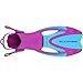 U.S. Divers Junior Kids Dorado Mask, Proflex Fins, & Sea Breeze Snorkel Set with Carry Travel Bag, Fun Purple