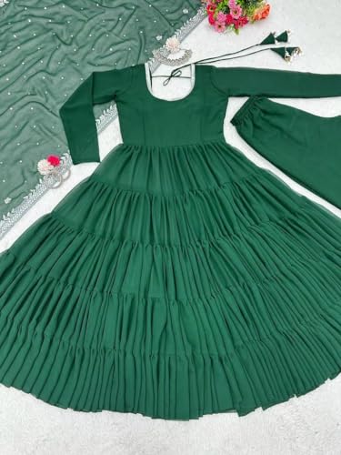 Image of Fashion Basket Georgette Anarkali Dress for Women