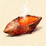 JUYIYUANFUZH Kit Inicio Bordado 11CT Boniato Asado Kit Punto De Cruz Con Hilos Y Tela Punto De Cruz Principiantes Adultos 15.7 * 19.7In