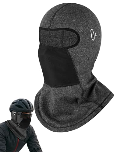 MELLIEX Pasamontañas Moto Invierno para Hombre Mujer, Balaclava Cálida Transpirable Protección UV con Orificios Gafas Sotocasco Moto para Bicicleta, Esquí y Deportes al Aire Libre
