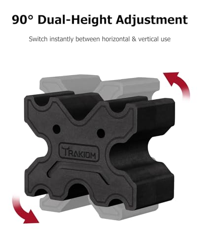 Trakiom Shooting Rest X-Block Foam Gun Rest Shooting Bench Rest Gun Stand Portable Lightweight Recoil Reduction Small
