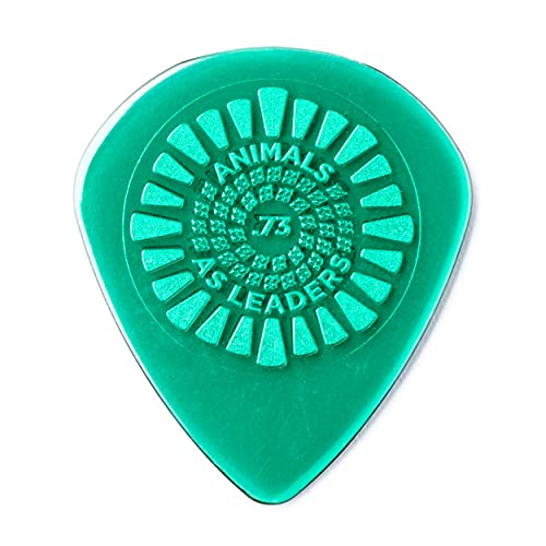 Médiators Animals As Leaders Primetone de Dunlop - Lot de 12 plectres verts pour guitare
