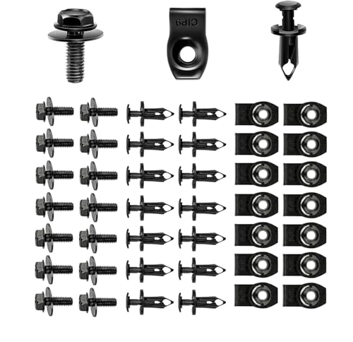 Image of OTUAYAUTO 35PCS Universal Under Cover Engine Splash Shield Bolts