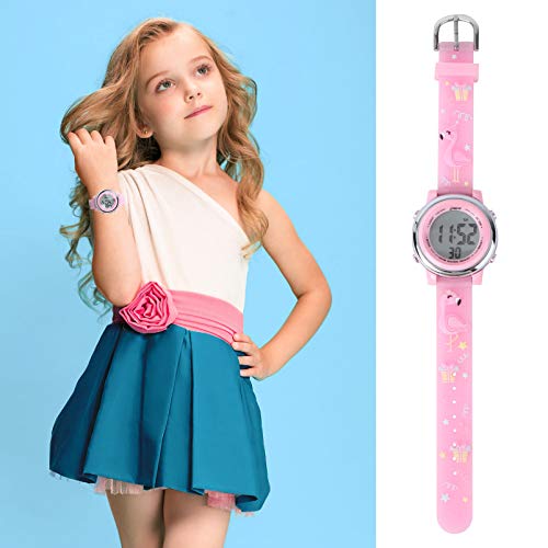 ULTECHNOVO Kids Led Digital Watch 3D Cartoon Impermeável Relógios de Pulso Elétricos Relógio Esporti