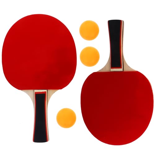 BIUDECO Table Tennis Racket Set with Comfortable Grip Lightweight Design and Durable Paddles Training and Match Play