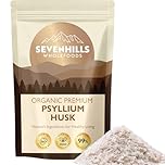 Sevenhills Wholefoods Organic Premium Psyllium Husk 400g - 99% Purity - High in Soluble Fibre for Natural Fullness & Digestive Support - High in Vitamin B6 for Energy Metabolism