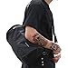Small Sports Gym Bag Workout Lightweight Duffel Bags for Men and Women Black X-Small