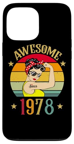 ���B���e�[�W 1978 �a�����v���[���g �����p 48�� 1978�N���܂� �X�}�z�P�[�X iPhone 13 Pro Max �p