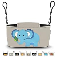 Borsa Organizer Per Passeggino AUSYIWI - Impermeabile, Con Porta Bicchieri, Multitasche - Foto 4