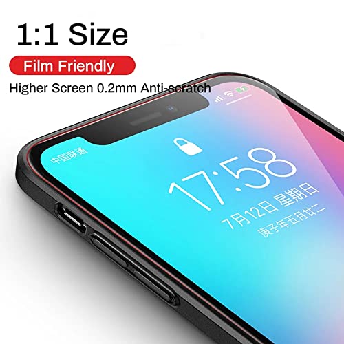 Casechics Compatible With Iphone Case,Luxury Matte Hard Pc Slim Fit Ultra Thin Lightweight Camera Lens Protection Soft Shockproof Cover Phone Case (Black,Iphone 13) #TOP5