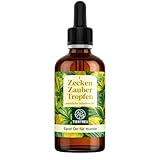 Tiertreu® Zeckenzauber 50 ml - Natürliches Spot On für Hunde - Zeckenschutz für die gesamte Saison - Zeckenmittel für Hunde - pflanzliche Inhaltsstoffe - gegen Zecken, Milben, Flöhe