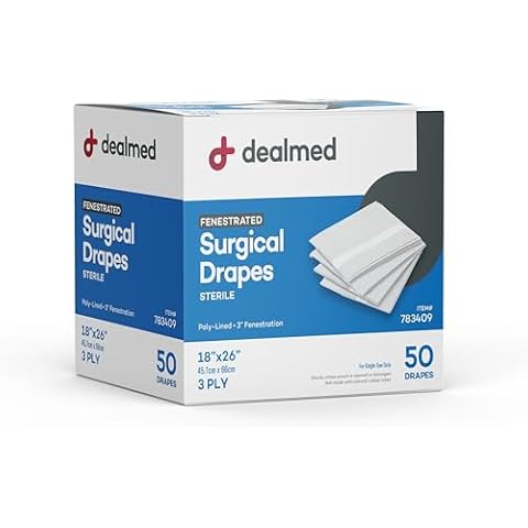 Dealmed Fenestrated Drape Sheets Cover