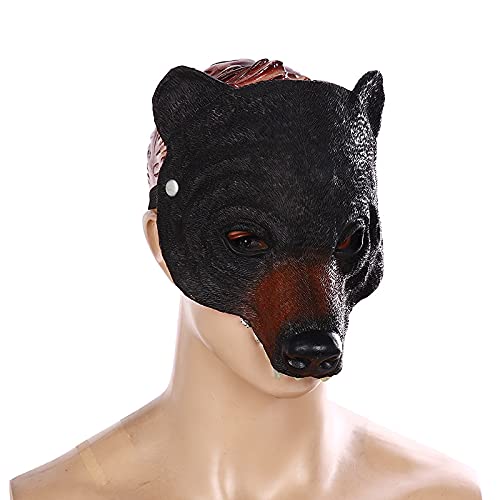 Masque d'ours HHBWL1 pour carnaval et bal masqué de déguisement - 4