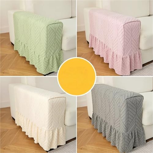 Fundas para reposabrazos de sofá elásticas pack de 4 protector textil texturizado 6