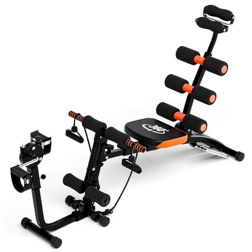 Banco de entrenamiento abdominal para gimnasio en casa, máquina multifuncional ajustable para entrenamiento total del cuerpo, equipo de ejercicio para abdominales para abdominales, piernas, muslos