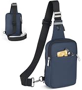 BROADREAM Upgraded Waterproof Sling Bag with RFID Blocking & Anti-Theft Design - Multi-Functional...
