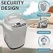 HOSOUTION 3L Sauna Steamer, Fcc Certified 3L & 1000W Steam Generator, Sauna Steamer Machine with Remote Control, Portable Sauna Steamer with Sturdy Lid and Explosion-Proof Interior, Black