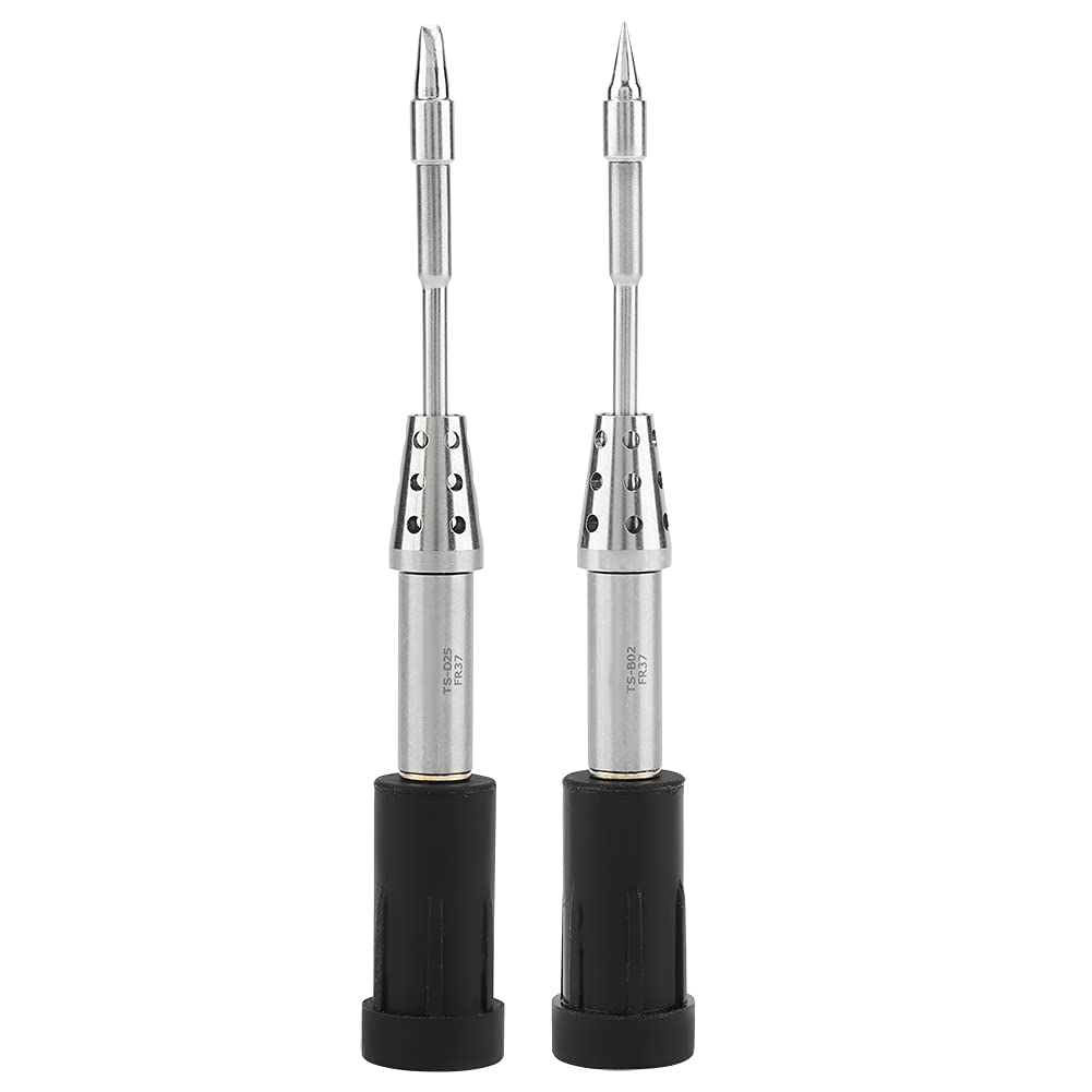 Wymiana grotu lutownicy TS80 Wysokowydajne, wtykowe elektryczne groty lutownicze do zestawu lutownicy cyfrowej TS80 Metal 100 mm 1 lub 2 sztuki (TS-D25/B02)