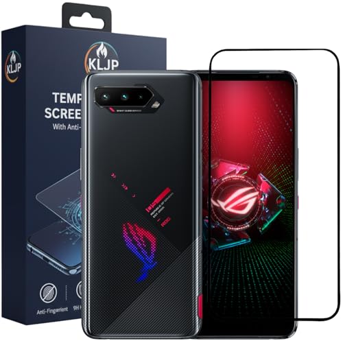Image of Military-Grade Gorilla Tempered Glass For Asus ROG 5 With Installation Kit | Edge to Edge Coverage | Black