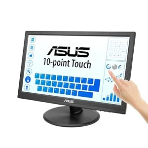 ASUS VT168HR 15.6″ Full HD 1366X768 HDMI Back-lit LED Monitor, Black