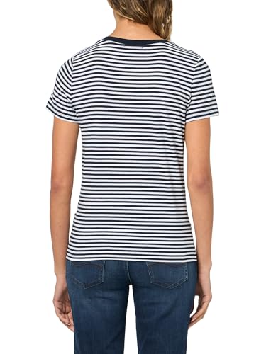 Image of Nautica Women's Solid V-Neck Short Sleeve T-Shirt Shirt