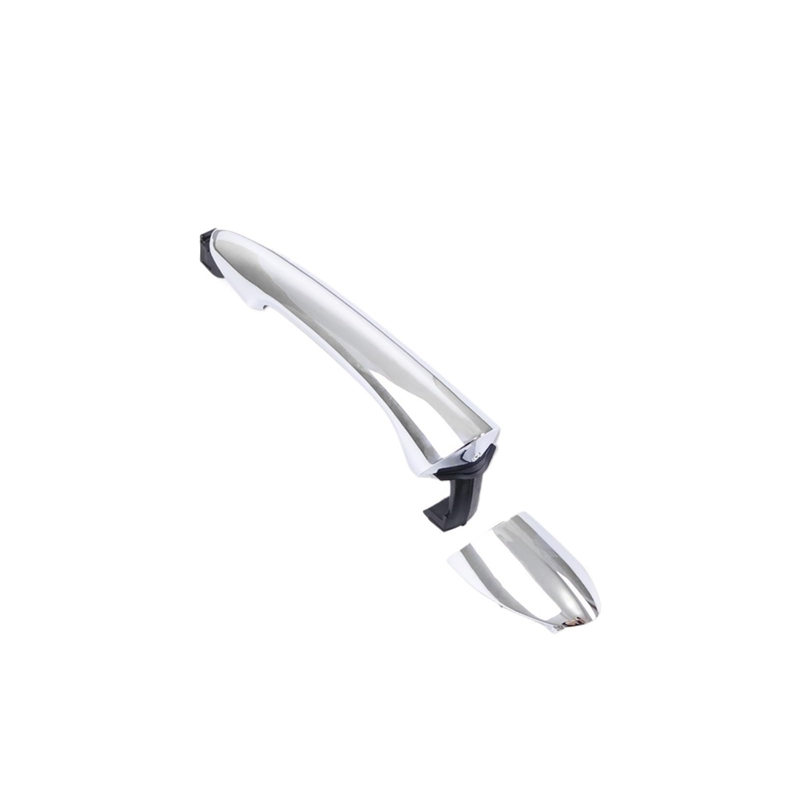 Shlpzhgmc Front No Hole Outer Door Handle Chrome Compatible With 2011-2014 Hyundai Sonata I45 Exterior Handle 82651-3S000 82652-3S000(Front No Hole)