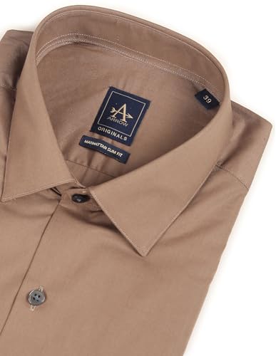 Image of Arrow Men's Solid Slim Fit Shirt
