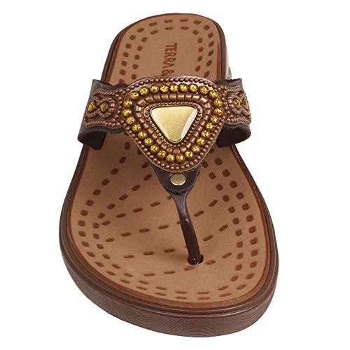 Tamanco Feminino Terra e Água 483800 Terra e Água 483800 - Café 39