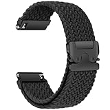 [EIHAIHIS] クイックリリース バンド 22mm スマートウォッチ 時計 ベルト,ナイロン編み込み 無段階調整ベルト 伸縮性 通気性 金属パラシュートスタイルバックル 工具が要らなく くすみカラー メンズ/レディース兼用