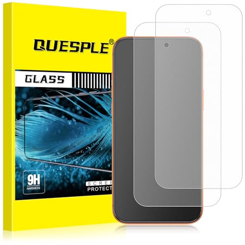 QUESPLE [2 Stück] Matt Panzerglas für iPhone 17 Pro Max Anti-Fingerabdruck Blendschutz Matte Schutzfolie Anti-Kratzen Ultra-klar Gehärtetem Glas Displayschutzfolie