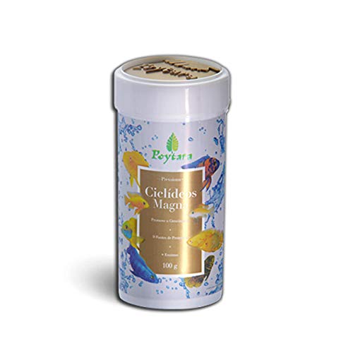 Poytara Ração Para Peixes Herbívoros Ciclídeos Magna 100G Para Peixes