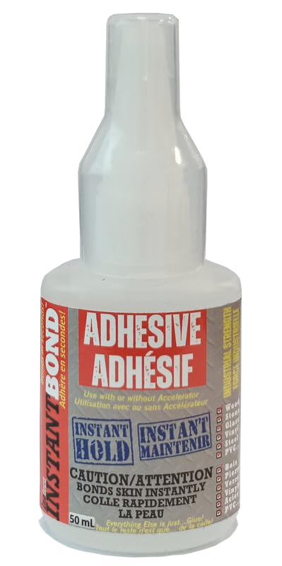 Instant Bond Super Fast Strong Glue & Accelerator Kit (50ml/170g)