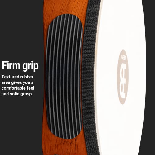 Meinl Percussion Headed Wood Tambourine With Aluminum Jingles, Double Row — Not Made In China — For All Musicians, 2-Year Warranty (Tah2A-Ab) #TOP3