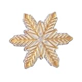 UIAHNE Snowboard Mats, Anti-Slip Mats, Snowflake Shape(Gold)