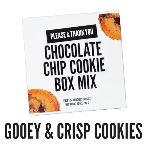 image for Please & Thank You Chocolate Chip Cookie Mix (12oz), Makes 24 Soft Cho