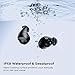Wireless Earbuds, Boltune Bluetooth V5.2 with 4 Mics Super Lightweight Bluetooth Earbuds, CVC 8.0 Stereo Sound Deep Bass, IPX8 Waterproof in-Ear Headphones Single/Twin Mode for iPhone/Android