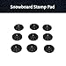 XCMAN 4 Layer-Cone Studs 7.87 Inch Dia Aluminum Snowboard Stomp Pad - 9pcs